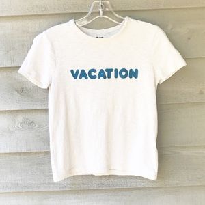 Madewell Embroidered Vacation Tee